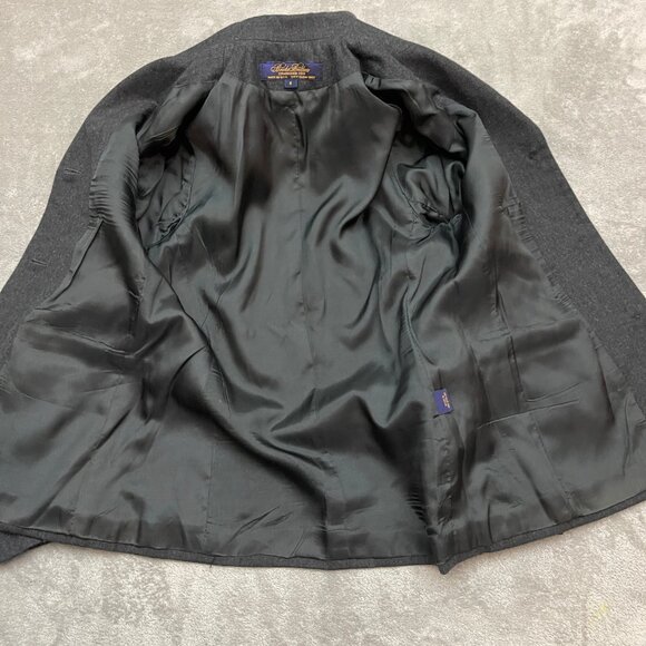 BROOKS BROTHERS Classic Gray Blazer Size 6 Wool 3 Button Pockets Made in USA - Picture 5 of 8